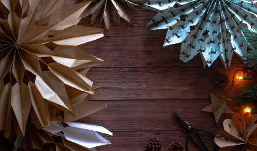 Faltstern aus Papier – der leise Akkordeon-Zauber