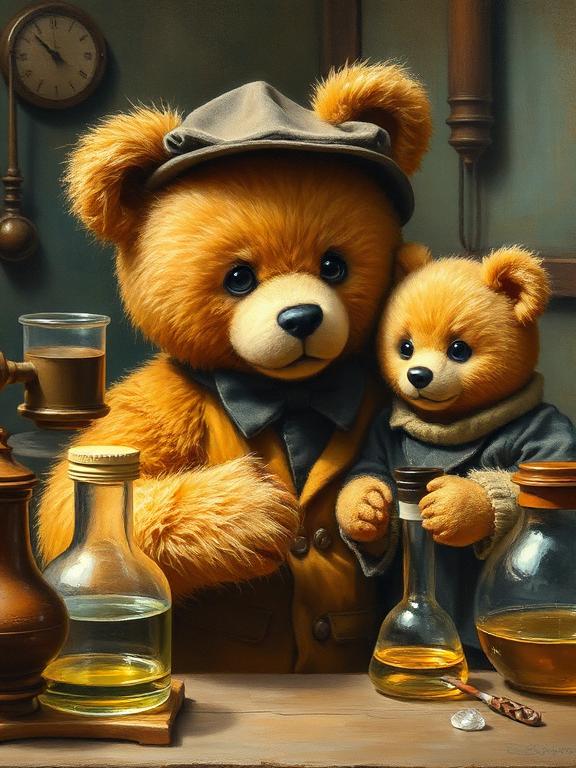 Beösel und Benno im Labor